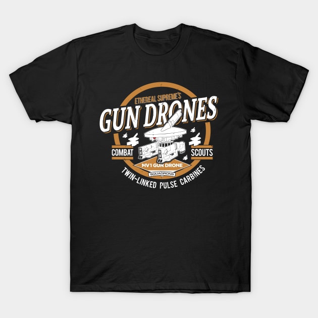 Gun Drones - Damaged T-Shirt by Exterminatus